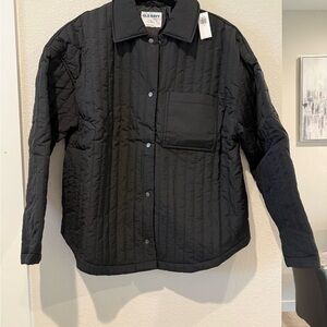 Old Navy Black Quilted Jacket